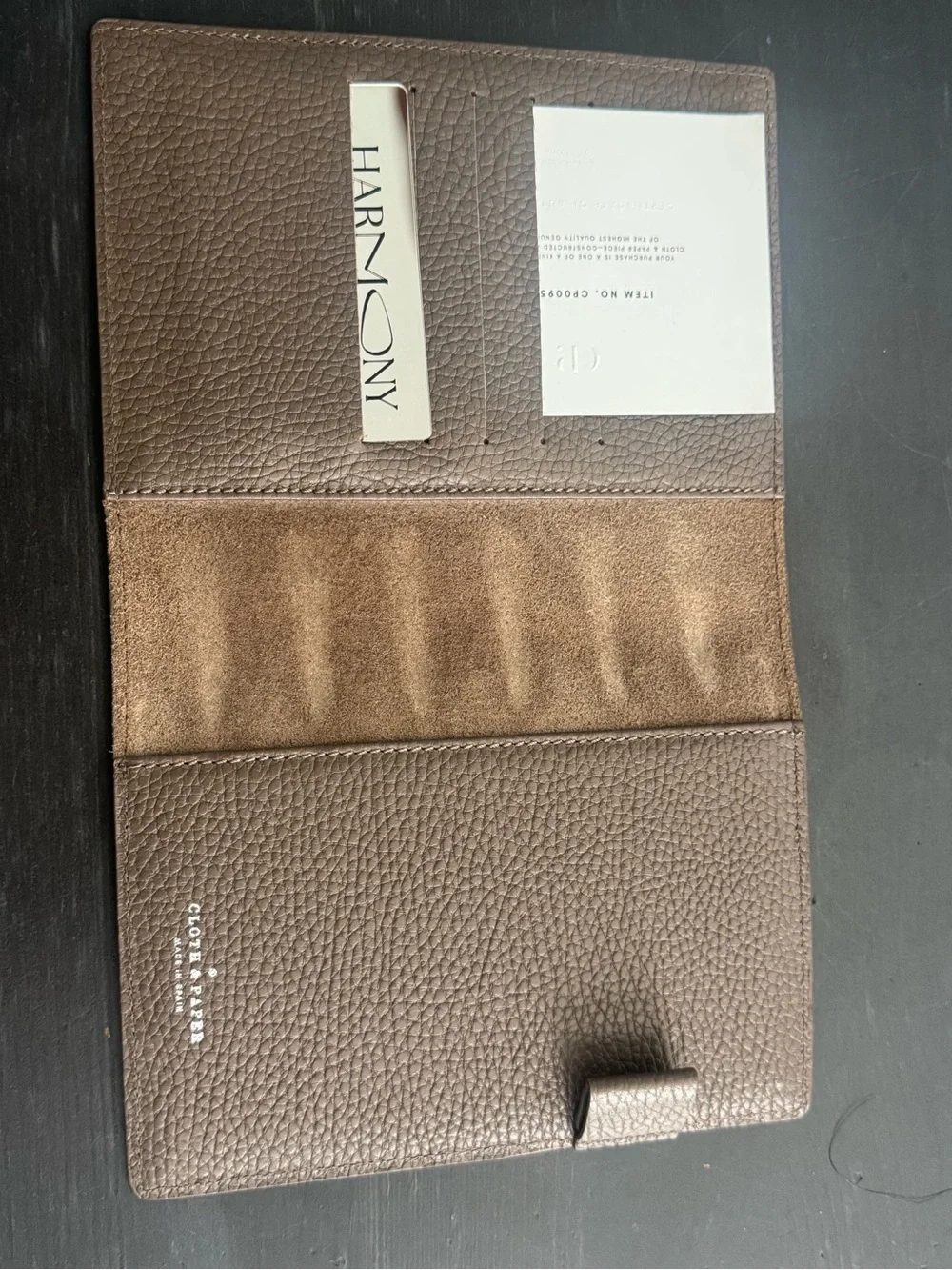 Cloth and Paper Leather Heirloom Folio CP Petite